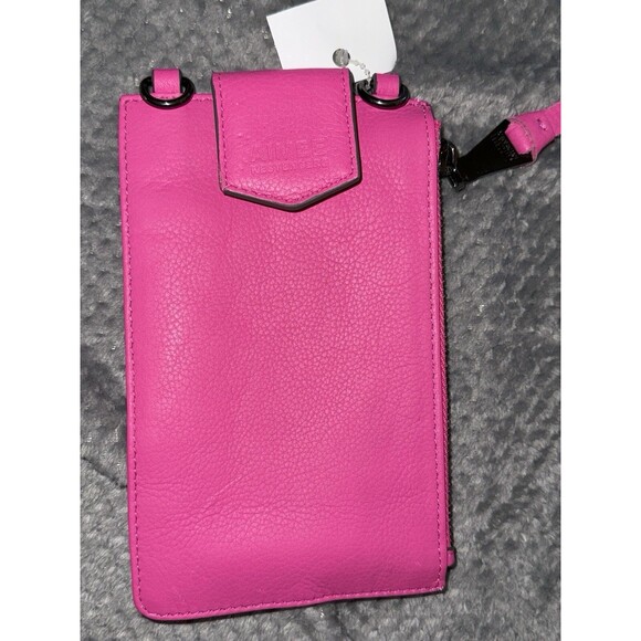 Aimee Kestenberg Neon Fuchsia Pink Phone Crossbody - Picture 1 of 13